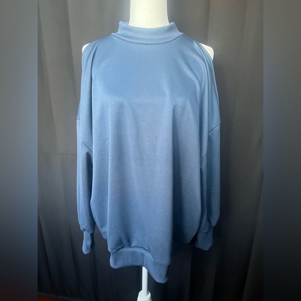 COPY - 💙 BLUE PULLOVER FT. SHOULDER CUTOUTS 💙